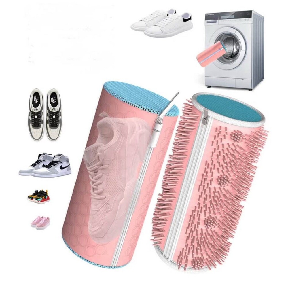 New, 2 PCs Silicone Shoe Washing Machine Bags, XXXL Honeycomb Mesh Laundry Bag